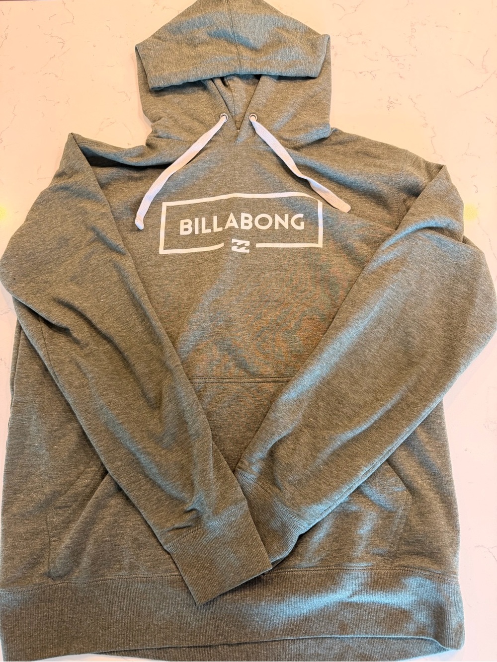 Billabong Gray Pullover Hoodie with White Logo